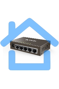 Неуправляемый коммутатор с 5 гигабитными портами.