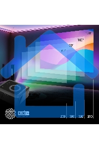Проектор Cactus CS-PRE.08B.WXGA LCD 1500Lm LS 150Lm ANSI (1280x720) 1000:1 ресурс лампы:30000часов 1xUSB typeA 1xHDMI 0.5кг