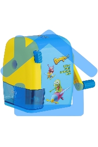 Точилка для карандашей механическая Deli E0629 miYou, 1 отверстие, пластик, ассорти