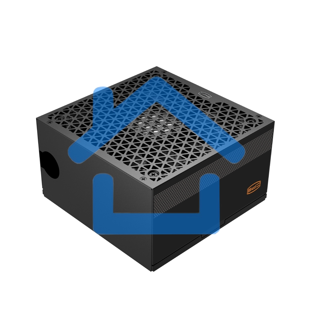 Блок питания PCCOOLER, 850W 80 PLUS Bronze, (ATX, ATX 3.1, PCIe 5.1 450W, Non-modular, 1x24(20+4)pin 550мм, 2xCPU 8(4+4)pin 650мм, 2xPCIe*2 8(6+2)pin 500+150мм, 1x12V(2x6) 12+4pin 500мм, 2xSATA*3+MOLEX4pin*1 450+150+150+150мм, Active, 135x135mm, 150x150x8