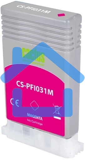 Картридж струйный Cactus CS-PFI031M PFI-031M пурпурный (55мл) для Canon imagePROGRAF TM-240/340