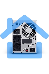 Источник бесперебойного питания Сайбер Электро ИБП ЭКСПЕРТ-II-1000 Онлайн, Напольное исполнение 1000ВА/900Вт USB/RS-232/SNMPslot (2 EURO + 1 IEC С13) (12В /7Ач. х 2)