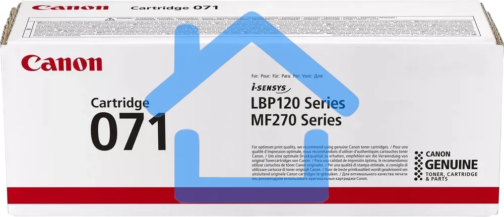 Картридж лазерный Canon 071 5645C002 черный (1200стр.) для Canon i-SENSYS LBP122dw/MF272dw/ MF275dw