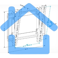 Кронштейн для телевизора Holder LCD-T2609 черный 22