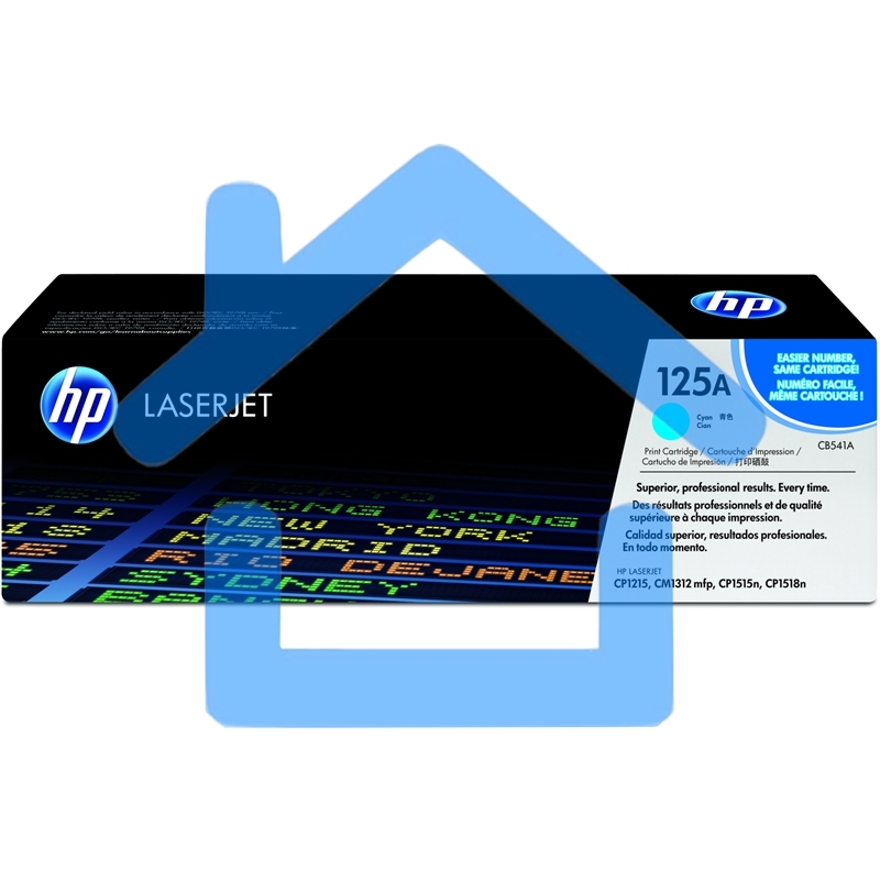Картридж лазерный HP CB541A голубой LJ P1215/1515 (1400стр.)