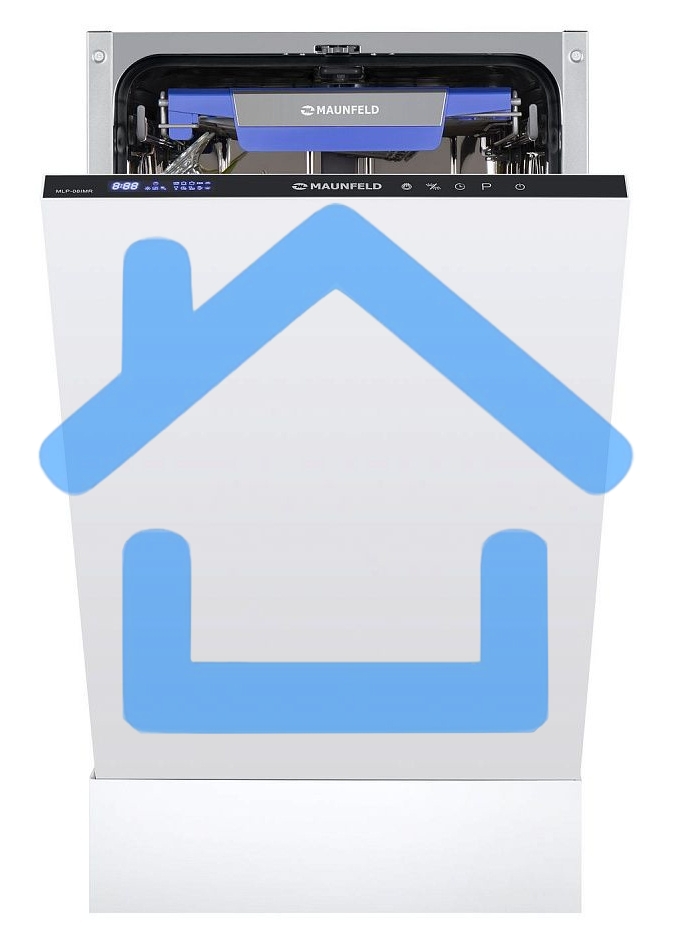 Встраиваемая посудомоечная машина Maunfeld MLP-08IMR, черный, 44.5 см, 10 компл., 47 дБ, класс A++