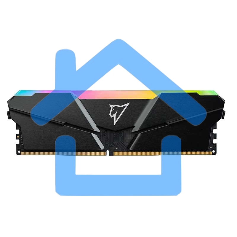 Оперативная память NETAC Shadow, DDR4, 16Gb (2x8Gb), 3600MHz, CL18, DIMM, с радиаторами, RGB, серый