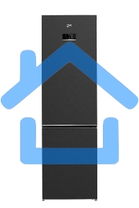 Холодильник Beko B3DRCNK402HXBR антрацит двухкамерный 257/100л морозилка снизу No Frost