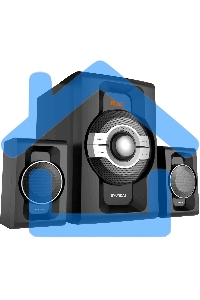 Микросистема Hyundai H-MS1403 черный 60Вт FM USB BT SD