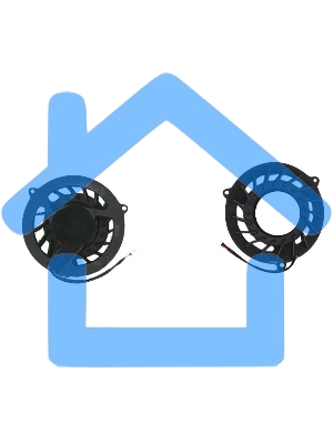 Вентилятор (кулер) для ноутбука HP Pavilion ZD7000 (маленький)