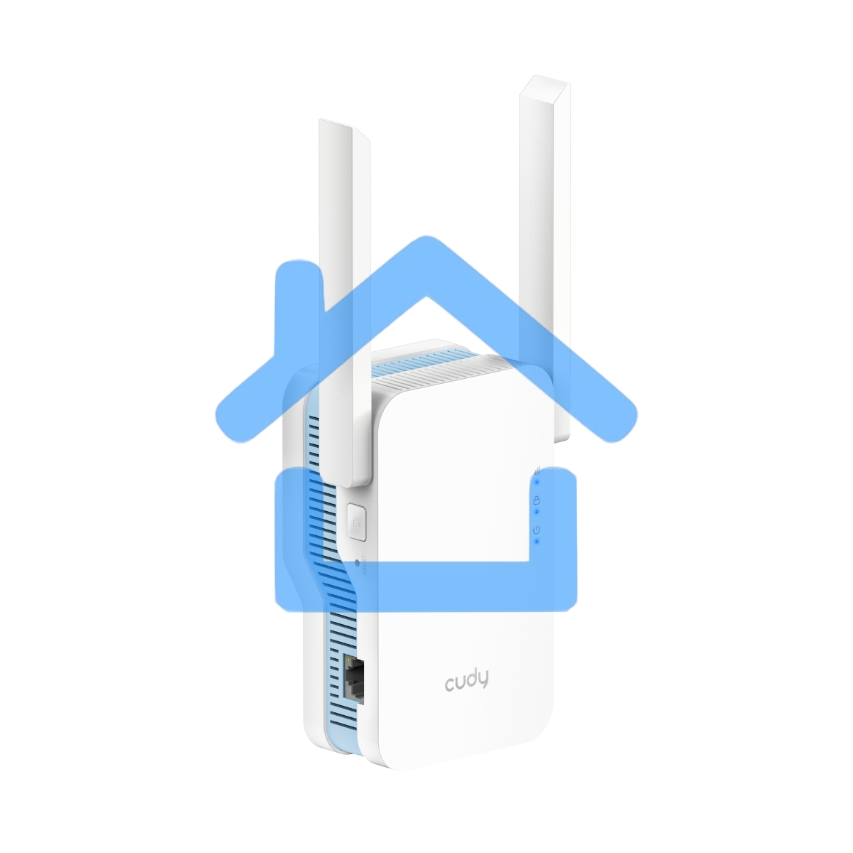 Повторитель беспроводного сигнала Cudy RE1200 AC1200 10/100BASE-TX/Wi-Fi белый