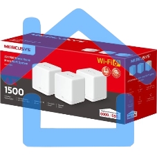 Бесшовный Mesh роутер Mercusys Halo H60X (3-pack) AX1500 Wi-Fi 6 система