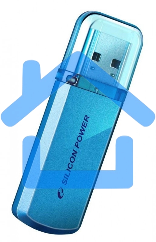Флешка USB R/W Silicon Power R/W 8Gb Helios 101 SP008Gb,UF2101V1B USB2.0 синий