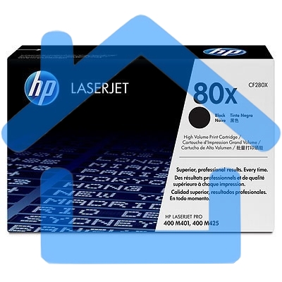 Картридж лазерный HP CF280X черный LaserJet Pro 400 M401/M425 (6900стр.)