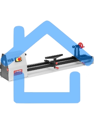 Электроинструмент ЗУБР ЗСТД-350-1000 Станок токарный по дереву, 4 скорости, длина 1000мм, d 350мм, 350Вт