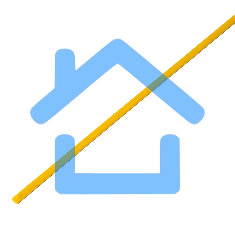 Термоусадочная трубка 4,0/2,0 мм, желтая, упаковка 50 шт. по 1 м PROconnect