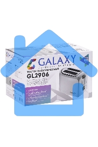 Тостер Galaxy GL 2906, белый, пластик, 850 Вт