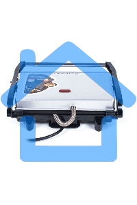 Электрогриль Endever Grillmaster 115, 1500 Вт, авто терморегулятор, антипригарное покрытие, индикатор нагрева, серебристый/черный