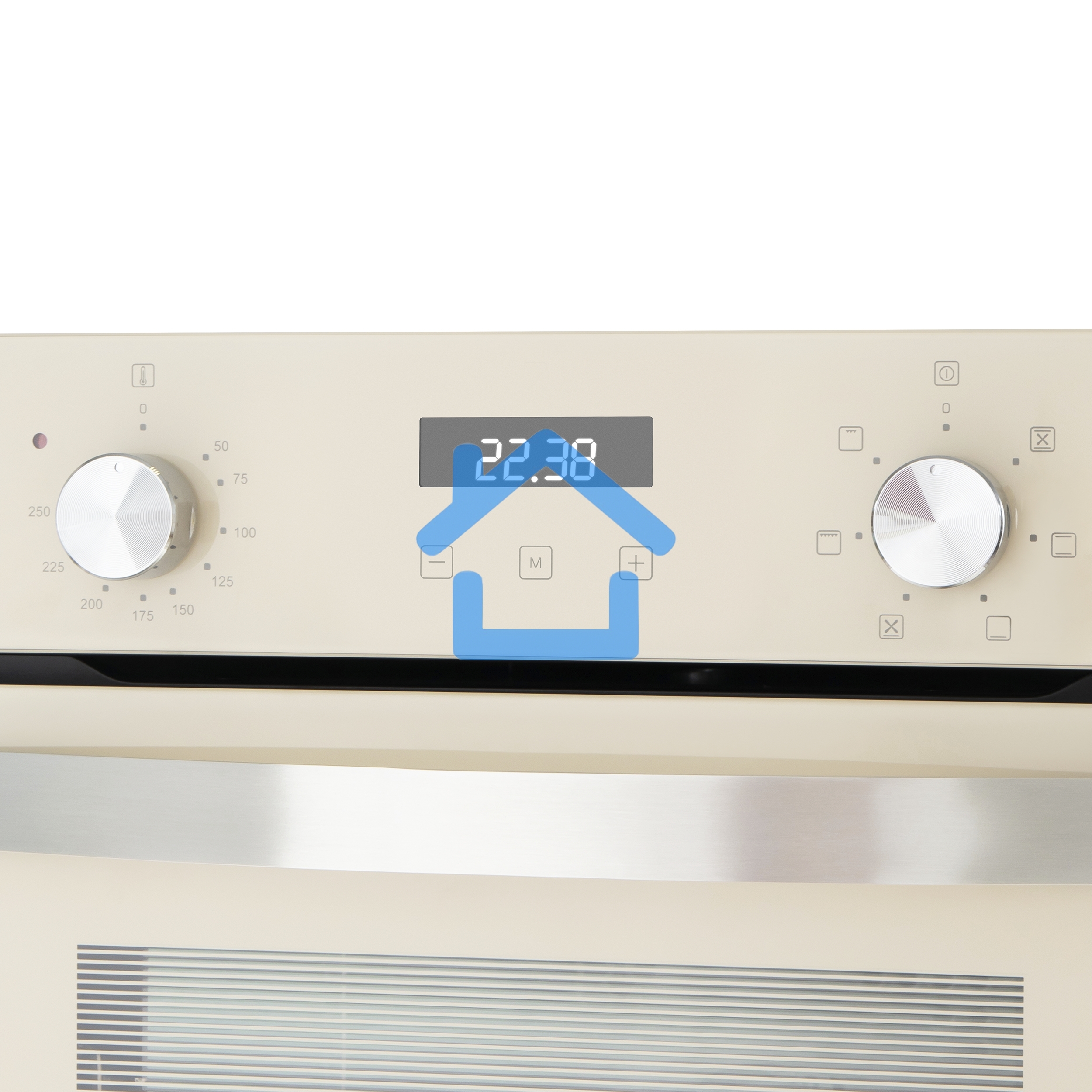 Шкаф духовой электрический Maunfeld EOEM516BG, 45 см, 51 л, бежевый, встраиваемый