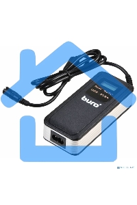 Блок питания Buro BUM-0065A90 автоматический 90W 12V-20V 11-connectors 5A 1xUSB 2.1A от бытовой электросети LСD индикатор