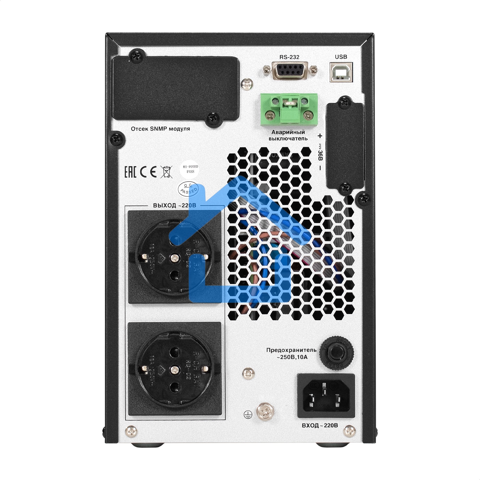 Источник бесперебойного питания On-line ExeGate PowerExpert TL-1000.LCD.AVR.2SH.USB.RS232.SNMP 1000VA/1000W, On-Line, PF=1, LCD, 2*Schuko, RS232, USB, SNMP-slot, встроенные батареи 12V 7.2Ah - 2шт, Tower, металлический корпус, черный