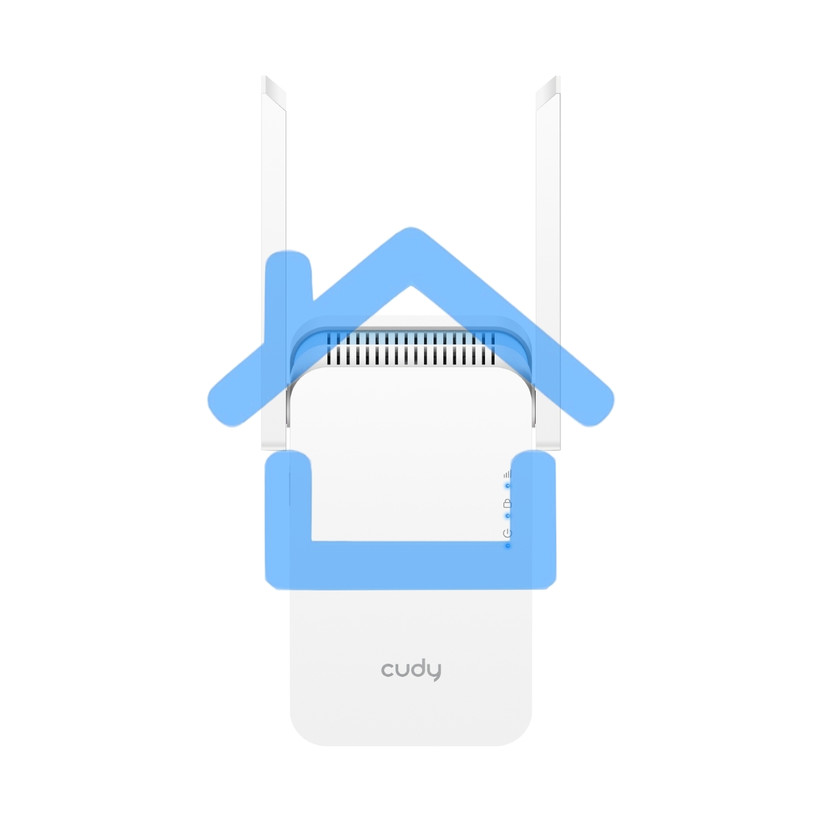 Повторитель беспроводного сигнала Cudy RE1200 AC1200 10/100BASE-TX/Wi-Fi белый