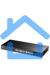 Коммутатор Cudy GS1024E (L2) 24x1Gbит/с настраиваемый