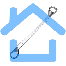 Ключ накидной коленчатый Rexant 30х32 мм, хром