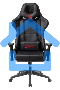 Кресло игровое A4Tech Bloody GC-500, черный, эко.кожа, крестовина пластик