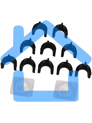 Комплект бушингов CET CET2490R для HP LJ Enterprise 600 M601/M602/M630 резинового вала (упак.:2шт)