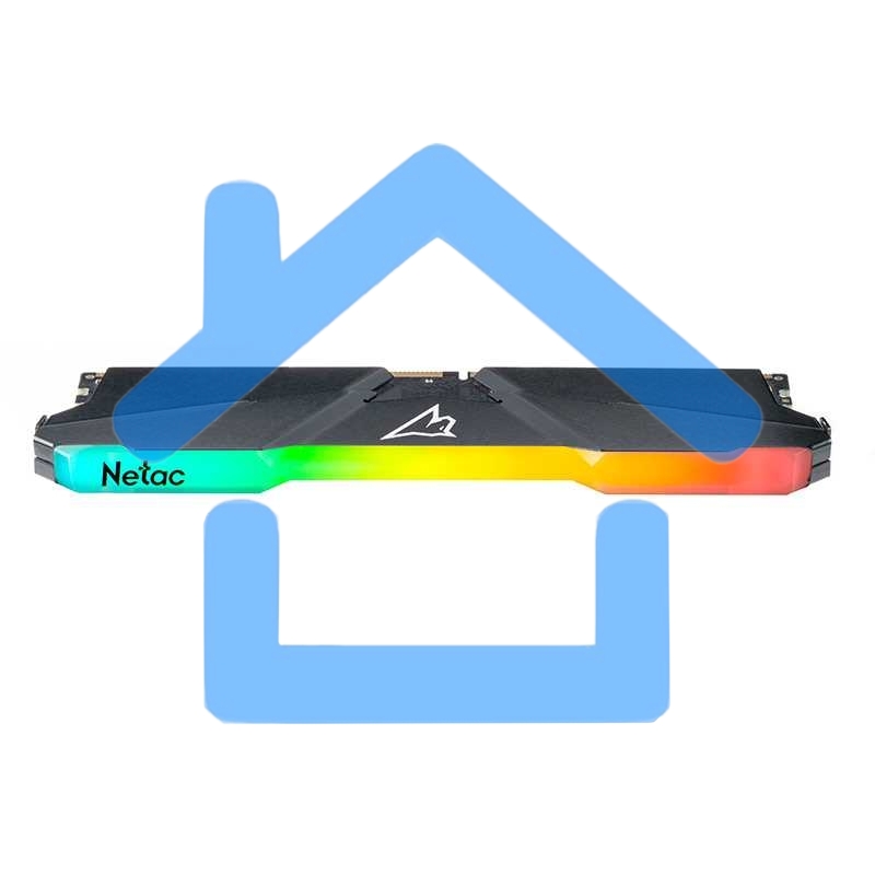 Оперативная память NETAC Shadow, DDR4, 16Gb (2x8Gb), 3600MHz, CL18, DIMM, с радиаторами, RGB, серый