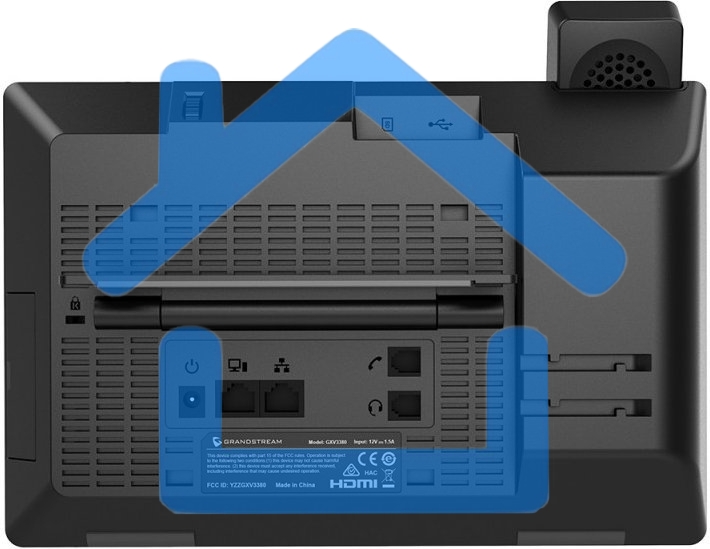 Телефон IP Grandstream GXV3480 черный