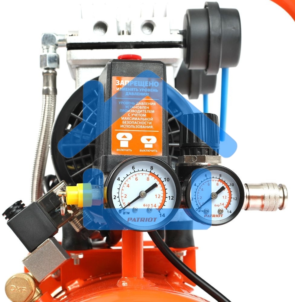 Компрессор Patriot поршневой безмасляный WO 24-260S, 260 л/мин, 8 бар, 1500 Вт, 24 л, быстросъемный 1/4