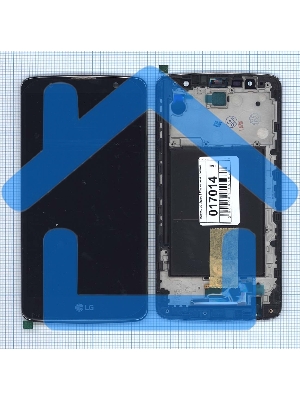 Дисплей для LG Stylus 2 Plus черный с рамкой