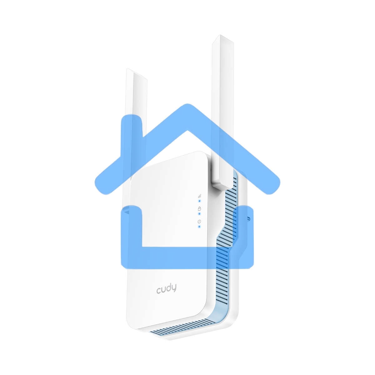 Повторитель беспроводного сигнала Cudy RE1200 AC1200 10/100BASE-TX/Wi-Fi белый