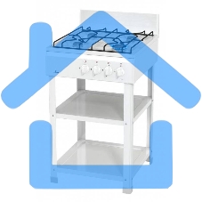 Плита газовая Flama AVG 1402 W белый,щиток, конфорок 4 шт, духовка 50 л, 50 см x 85 см x 58 см