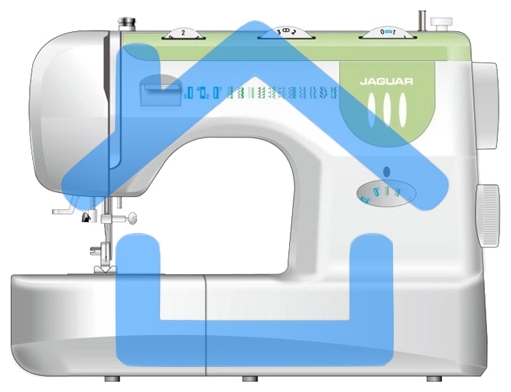 Швейная машина Jaguar RX-180 белый