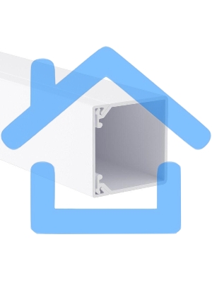 Кабель-канал 40х40 L2000 пластик TA-EN ДКС 00324