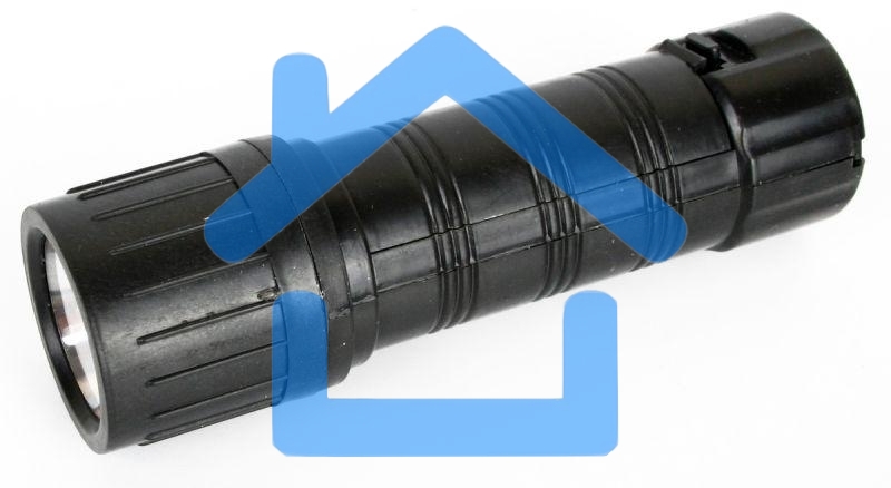 Фонарь 7102-ТН (черн. 1LED 1 реж 2XR03 ; блист-пакет) Ultraflash 11788