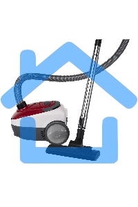 Пылесос Starwind SCB1114 красный/белый, 300/1800 Вт, уборка сухая, пылесборник мешок 2 л