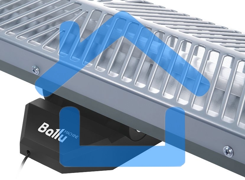Обогреватель инфракрасный Ballu BIH-LW2-1.5 серый, кварцевый, 1500 Вт, 25 м2