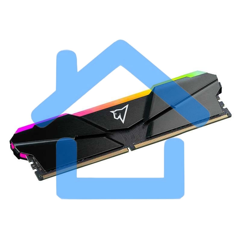 Оперативная память NETAC Shadow, DDR4, 16Gb (2x8Gb), 3600MHz, CL18, DIMM, с радиаторами, RGB, серый