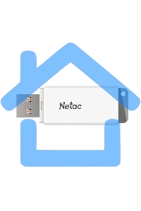 Флешка USB Netac U185 16 Gb <NT03U185N-016G-20WH>, USB 2.0