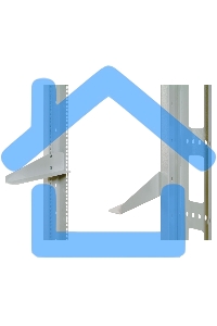 Комплект опорных кронштейнов для стоек под тяжелое оборудование,(УО-СТК/УО-КО) !2шт. в упаковке!