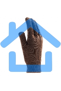 Перчатки трикотажные, двойные, полушерстяные, Россия Сибртех