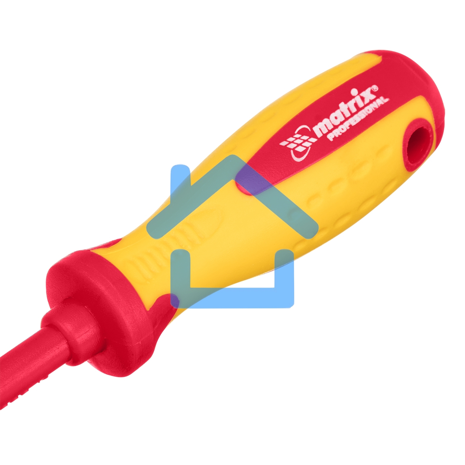 Отвертка Insulated, SL4,0 x 100 мм, CrMo, до 1000 В, двухкомп.рукоятка Matrix