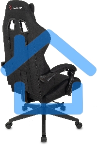 Кресло игровое Бюрократ Zombie Predator Neo Black черный, крестов. пластик