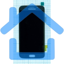 Дисплей для Samsung Galaxy S6 Edge SM-G925F синий