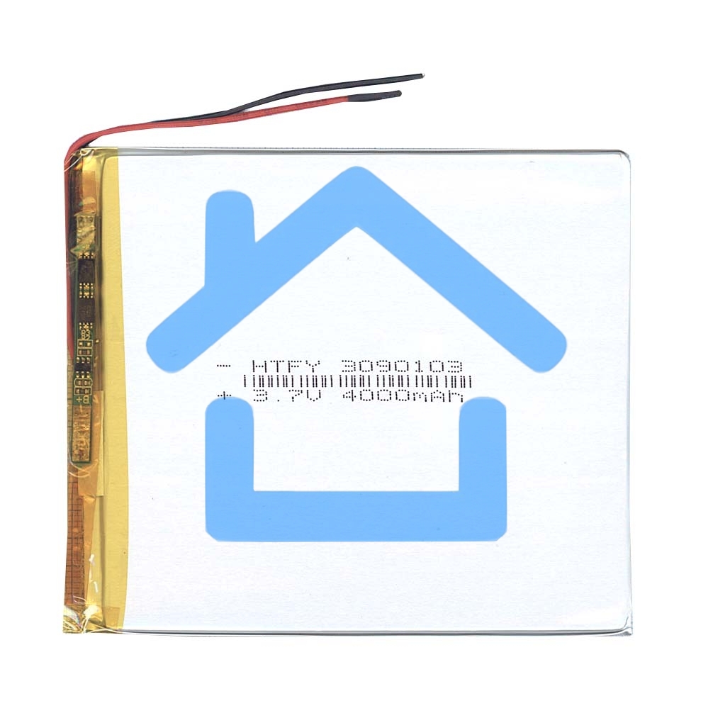 Аккумулятор Li-Pol (батарея) 3*90*103мм 2pin 3.7V/4000mAh