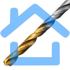 Сверло спиральное по металлу Denzel 4 х 119 мм, Р6М5, Golden Tip, удлиненное